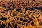 Badlands formations from Fonts Point in the Anza Borrego State Park, California, USA Art Print
